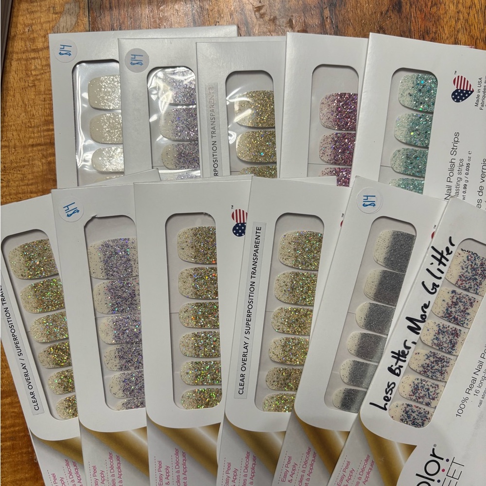 Color Street Nail Polish Strips - Sparkling Variety Pack